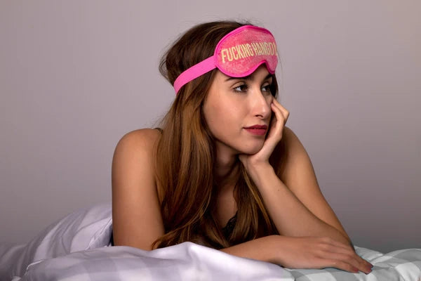 Maschera occhi "Fucking hangover"