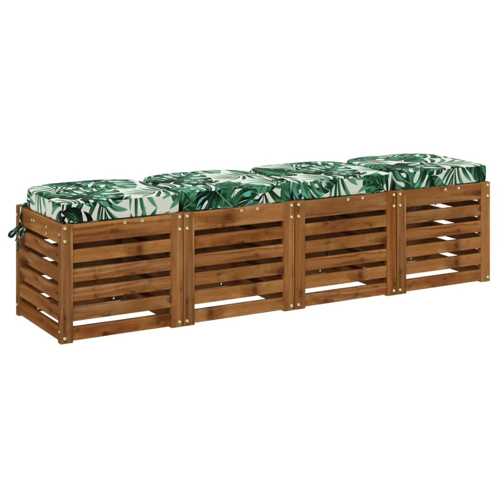 Cuscini per sedile a 4 pezzi SOEST 4 pz 100% Poliestere 945212