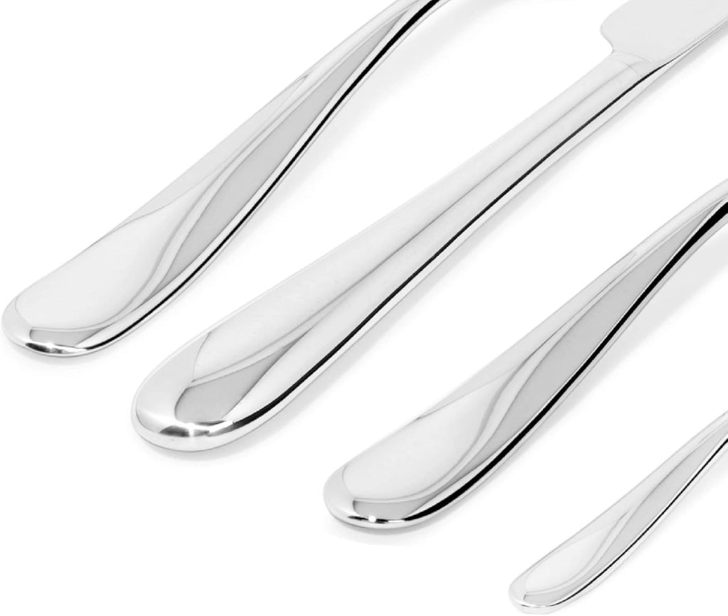 NUOVO MILANO, Posate Set 24 Pz Coltello Monoblocco, Alessi