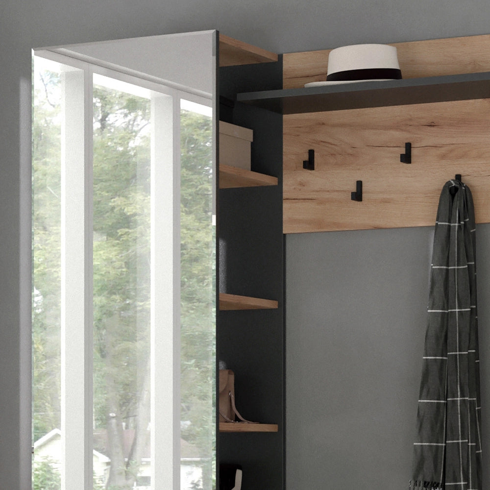 Vicco Armadio da ingresso Quercia dorata 120 x 190 cm