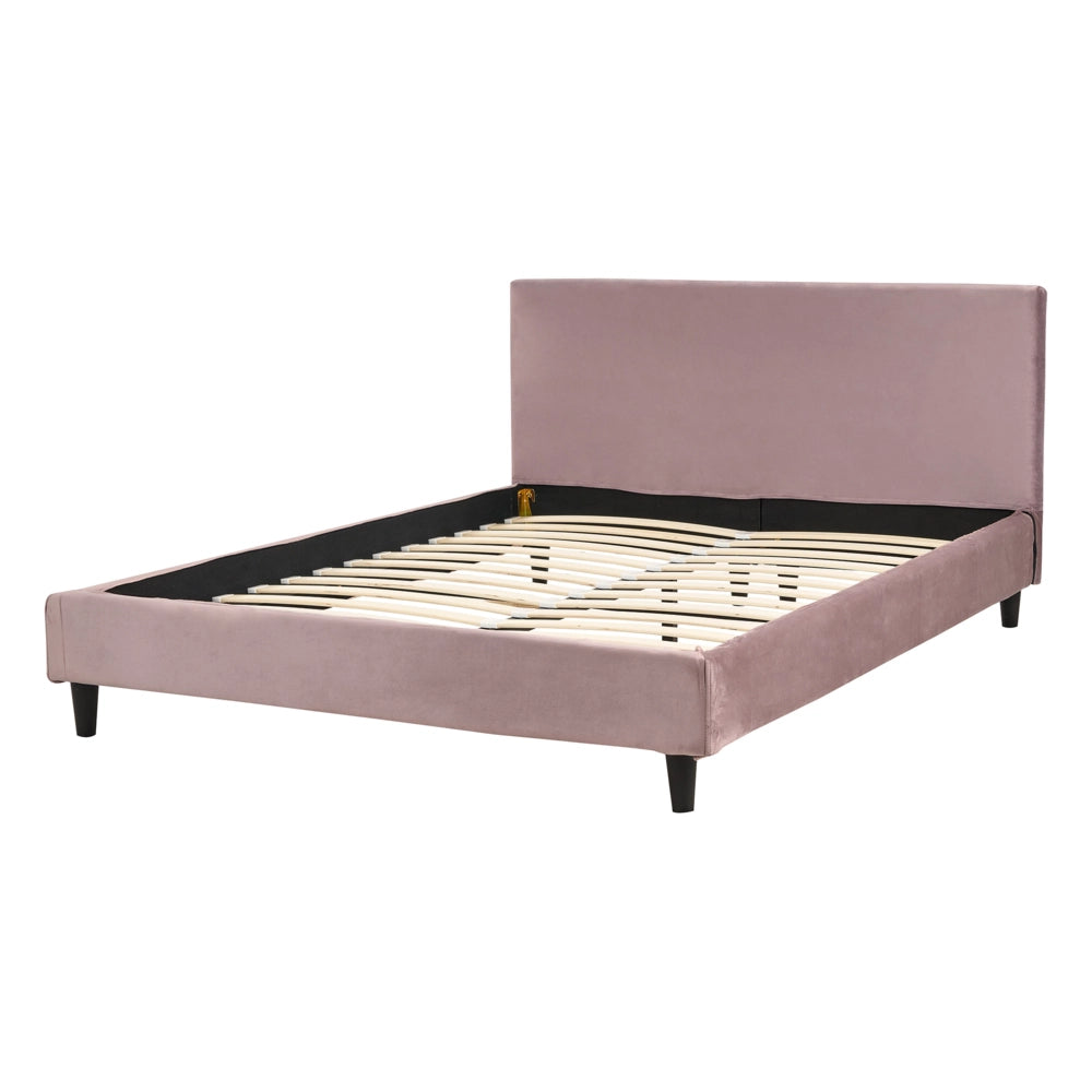 Copri Letto Tessuto Velluto Rosa per Letto 160 x 200 cm Sfoderabile Lavabile