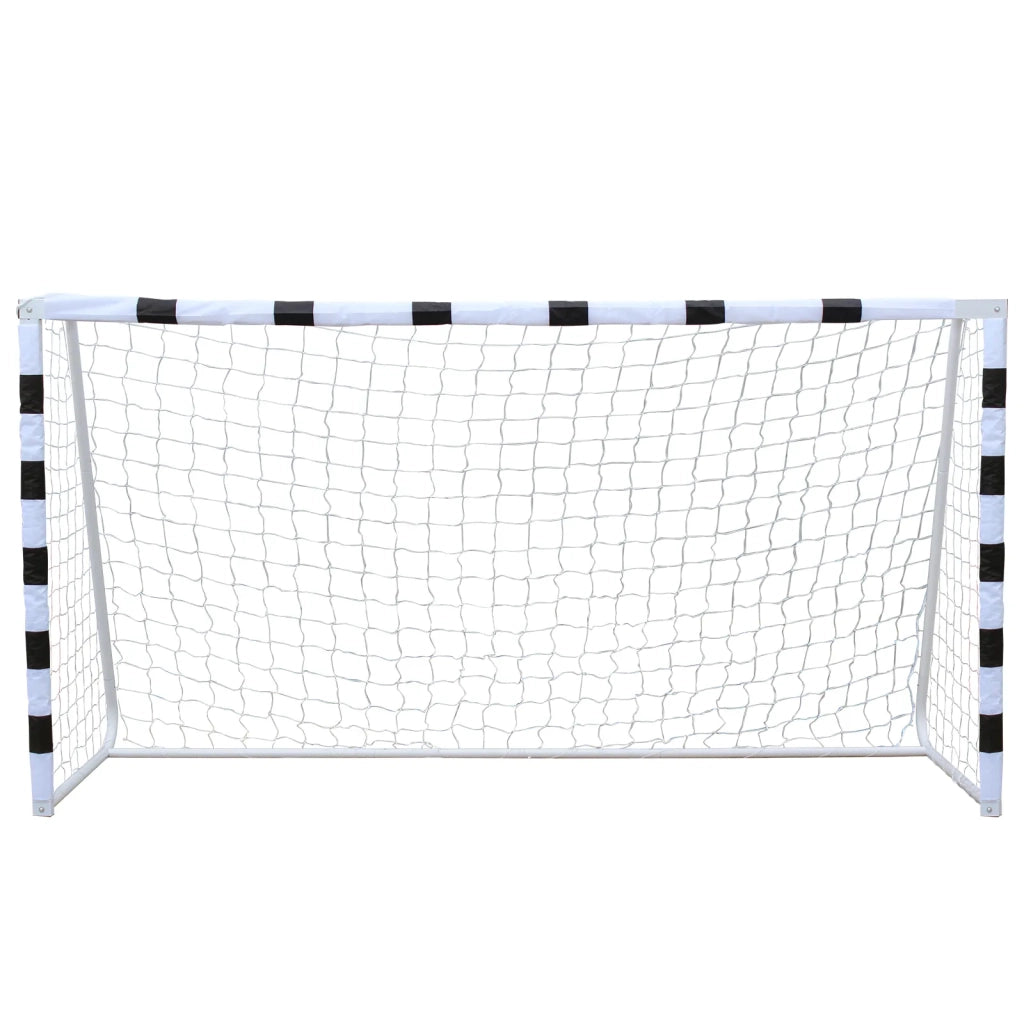 Porta da calcio per bambini 305x201 cm, portatile con rete, per giardino