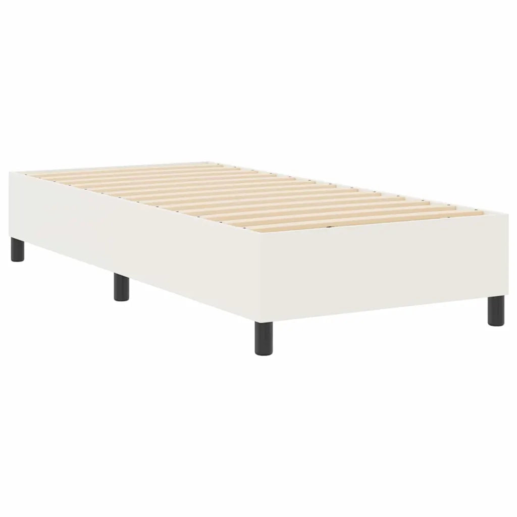 Struttura letto piattaforma Crema 90 x 190 cm Tessuto in Cords 3337384