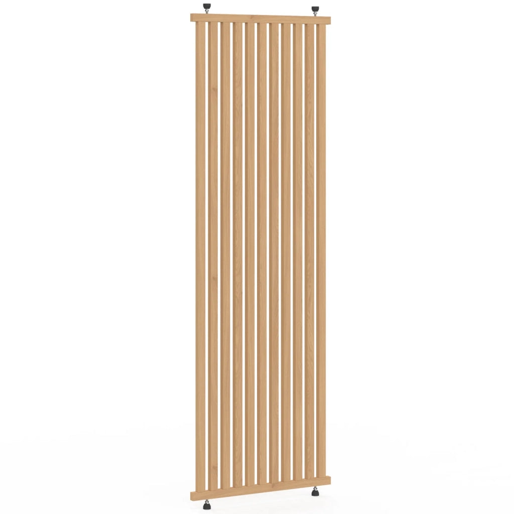 IDMarket - Divisorio Claustra 250 x 80 cm in listelli di legno color rovere