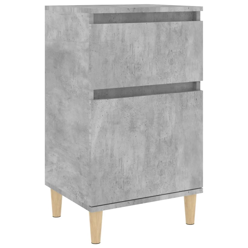 Comodino Grigio Cemento 40x35x70 cm 819700
