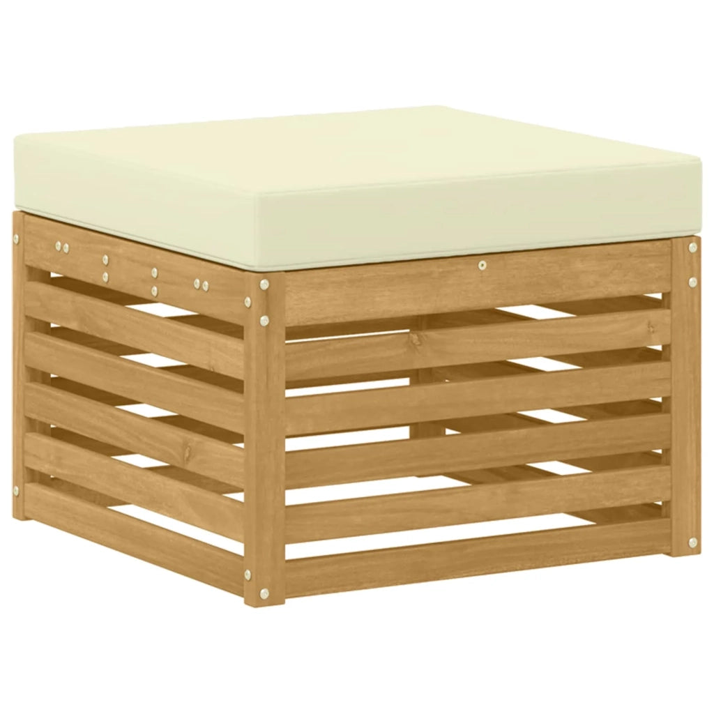 Set di divani da esterno 5 pcs Bianco e Crema 3391670