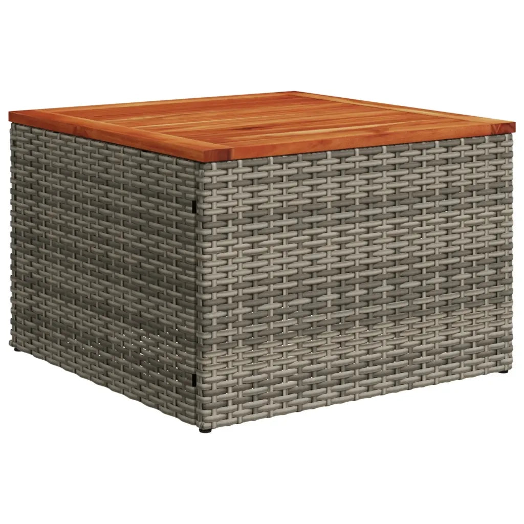 Set Divano da Giardino 6 pz con Cuscini Grigio in Polyrattan 3255815