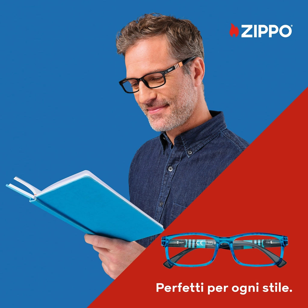 Occhiali per Lettura + 1,50 Zippo B25 Blu