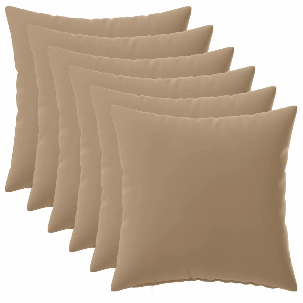 Cuscino con cuscino HEERLEN 6 pz Tortora Poliestere 926675