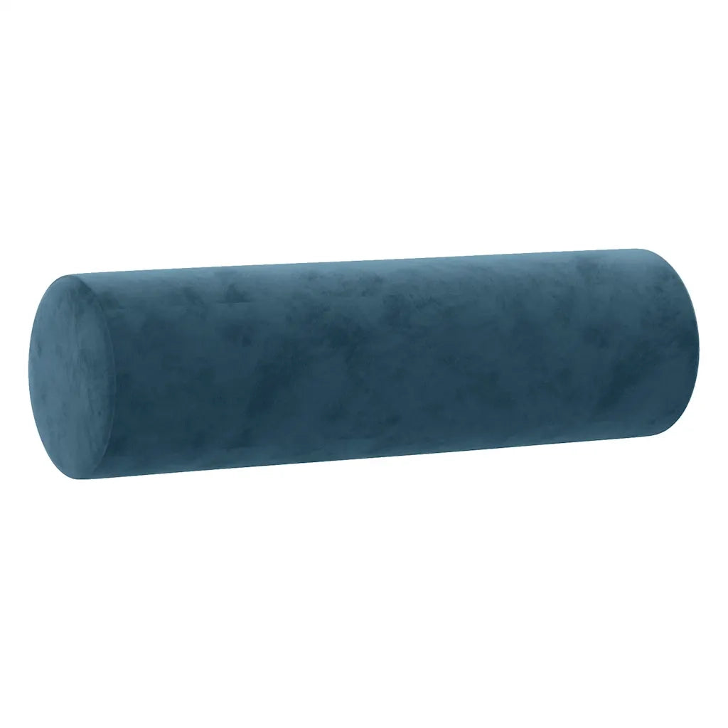Set di Divani 3 pz con Cuscini Blu in Velluto 3202013