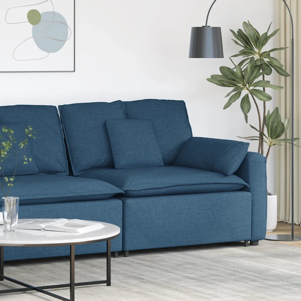 Modulo Terminale Bracciolo Divano Modulare con Cuscini 100 cm CFW2993902