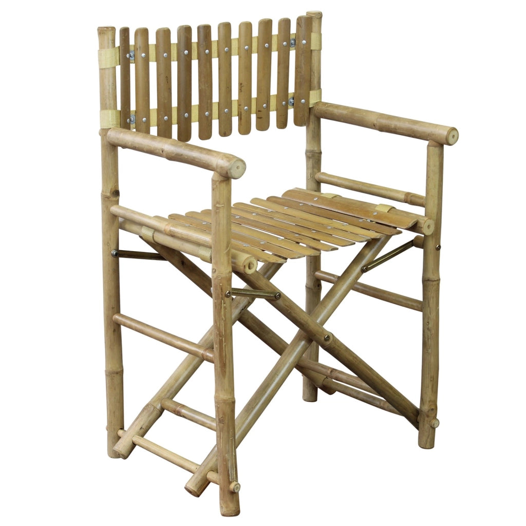 Sedia regista in bamboo pieghevole - MOJI