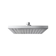 Soffione doccia 20x20 cm orientabile in abs cromato