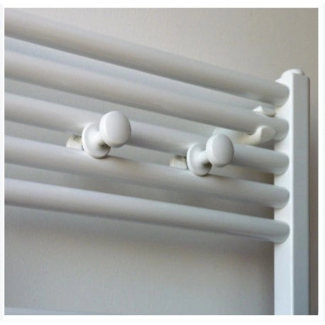 COPPIA APPENDINI PER TERMOARREDO- Bianco- ERCOS- pezzi 1