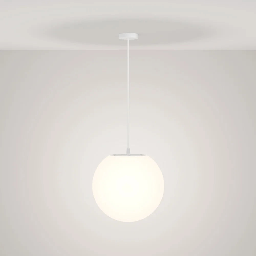 Sospensione Da Esterno Classica Plastica Bianco 1 Luce E27 30W Ip54