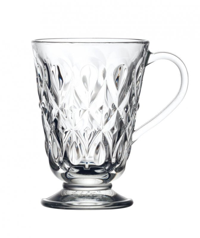 Bicchiere con manico La Rochere Lyonnais - Elegante bicchiere in vetro pressato
