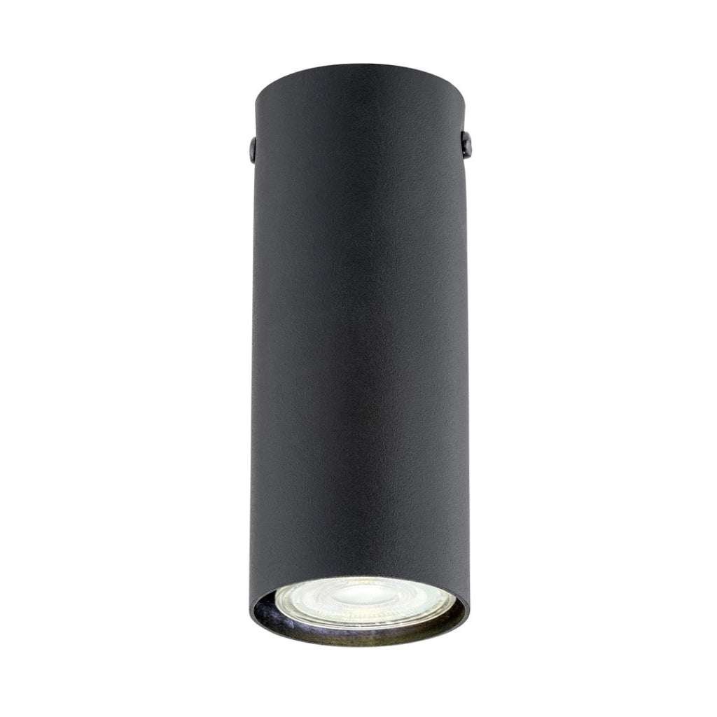 Faretto soffitto nero tondo 15cm 1xGU10 8W Emibig TECNO