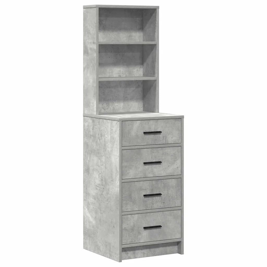 Tavolo da Trucco 2 pz Grigio 78.5 x 41 x 135 cm 3334194