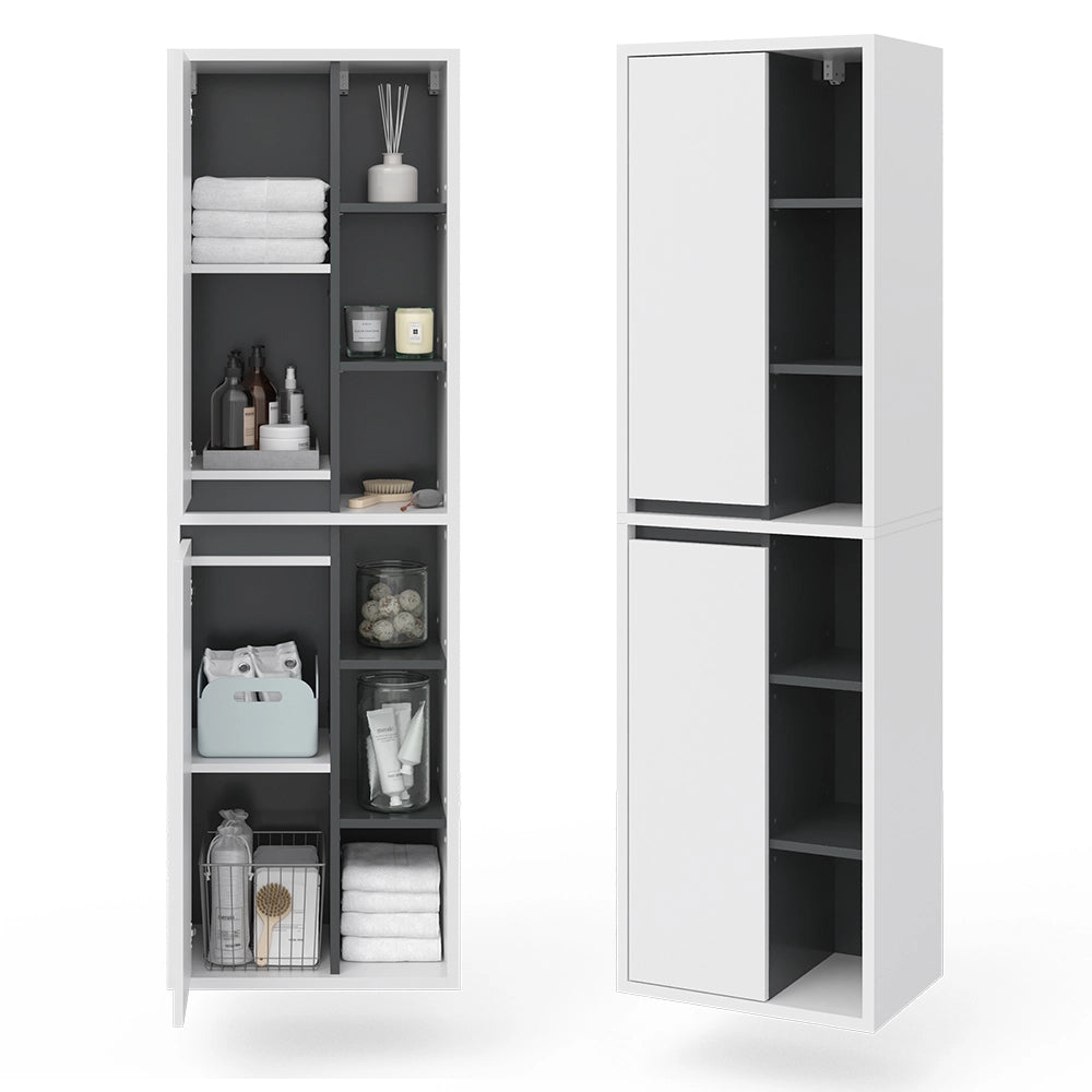 Vicco Mobile bagno alto Bianco 50 x 170 cm