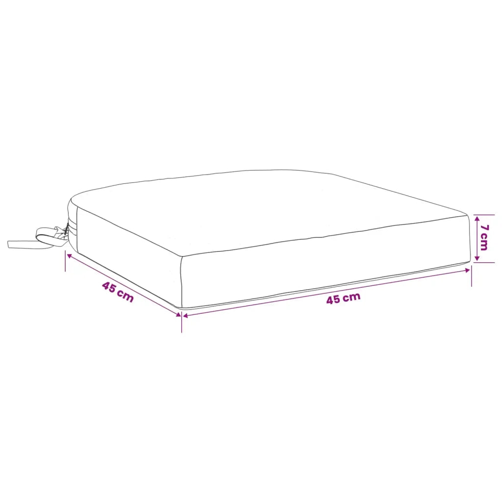 Cuscini per sedile a 4 pezzi SOEST 4 pz 100% Poliestere Verde 945264