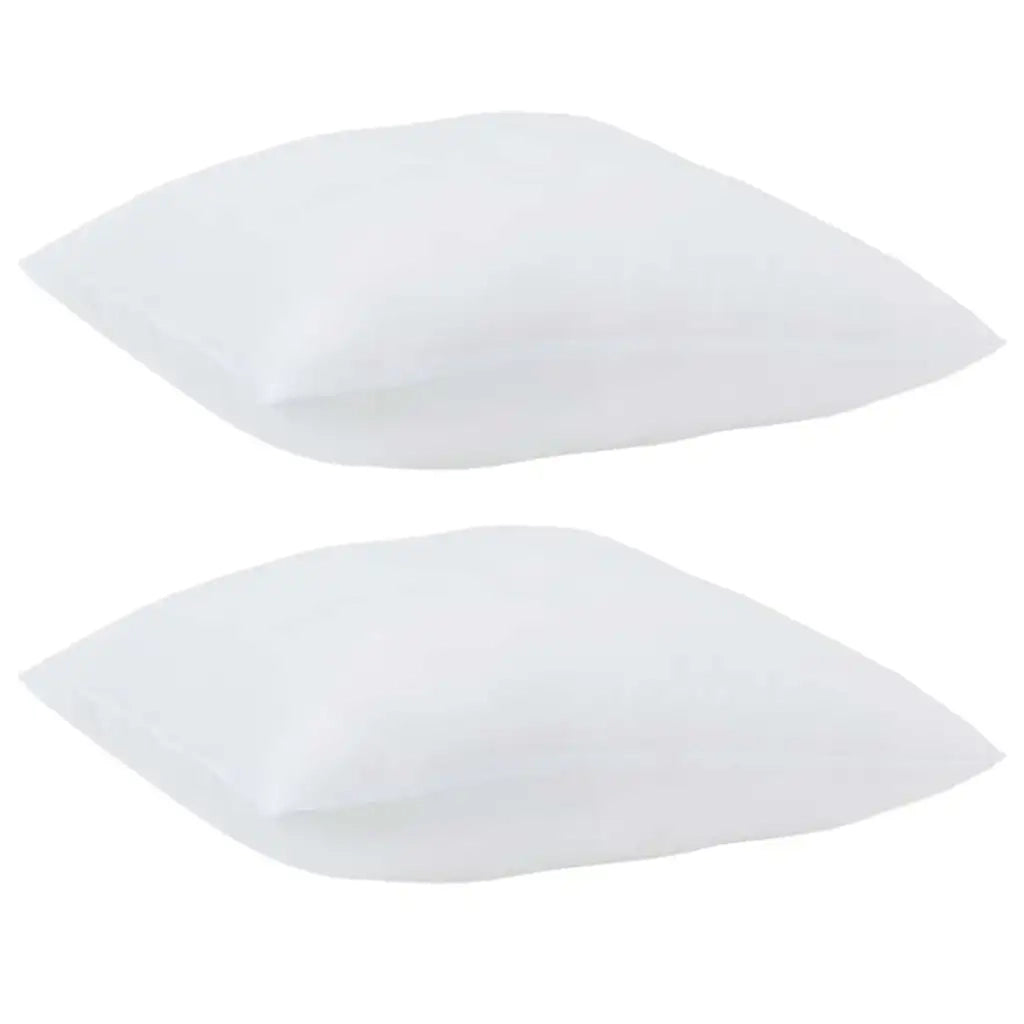 Cuscino con cuscino 2 pcs Bianco 41 x 40 x 20 cm Poliestere 42007821