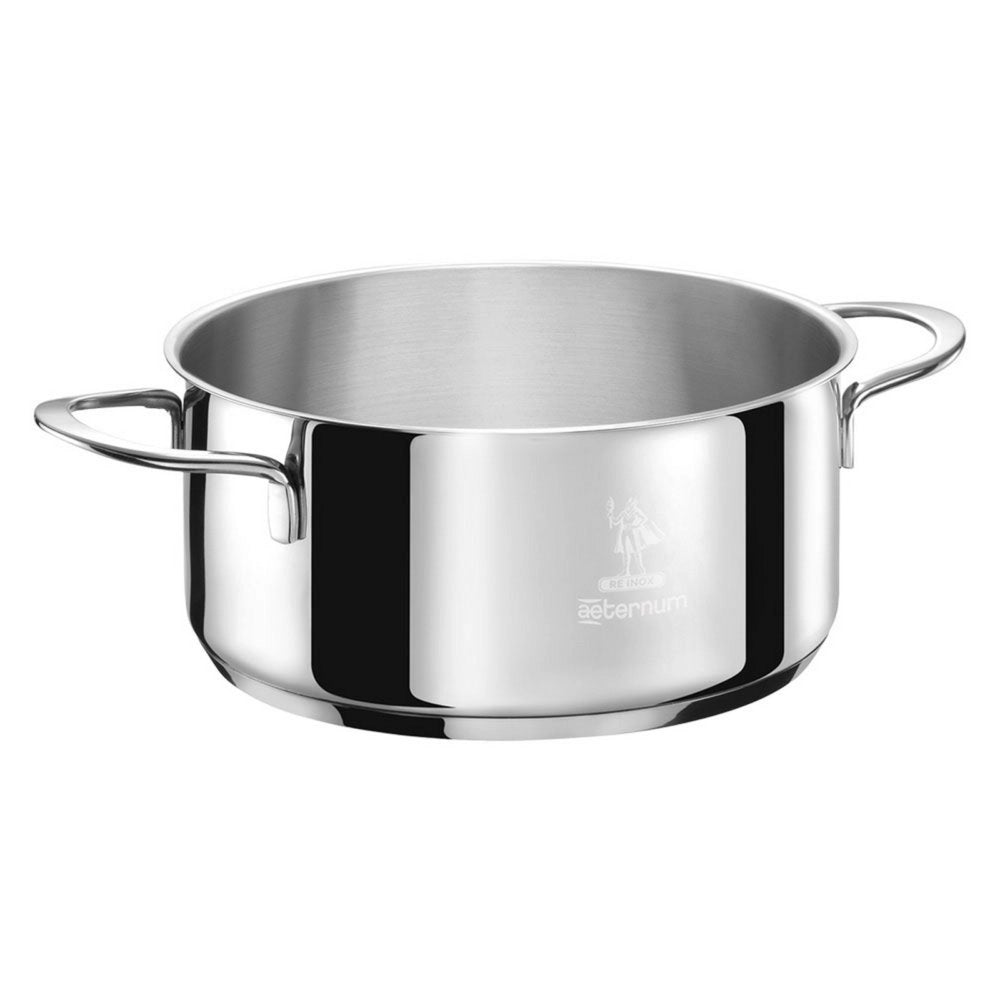 1pz casseruola acciaio con due manici 'divina re' ã˜ cm. 18 cod:ferx.7938389nlm