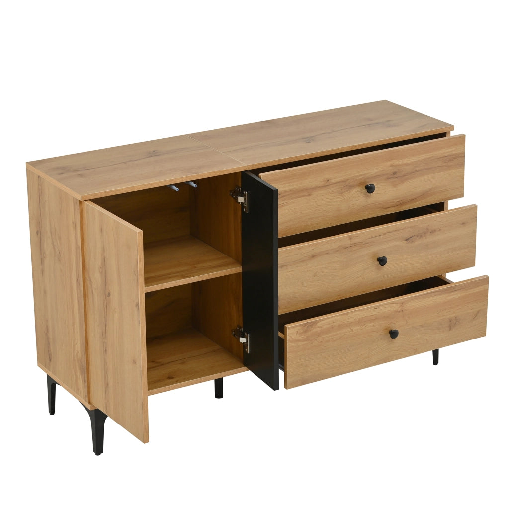 Credenza Moderna ¨C Xylo ¨C Legno, 120x35x76 cm