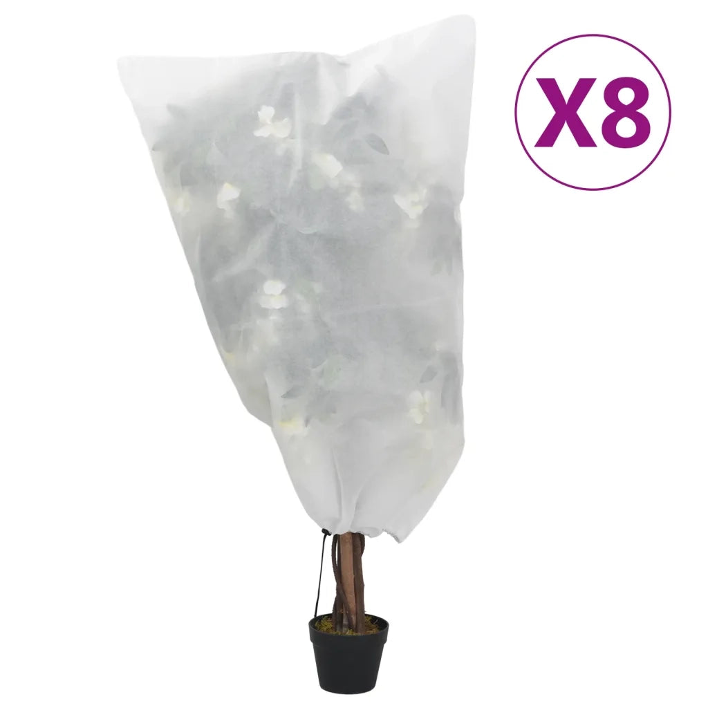 Coperture con Coulisse per Piante 8pz 70 g/m² 0,8x1,2 m 3203517