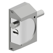 Chiusura di Sicurezza per Serrande Disec Rif06 Alluminio Silver in Acciaio Inox