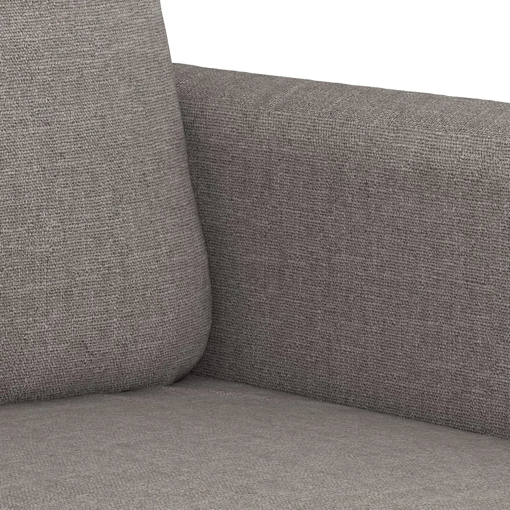 Set Divani 2 pz con Cuscini Tortora in Tessuto 3202109