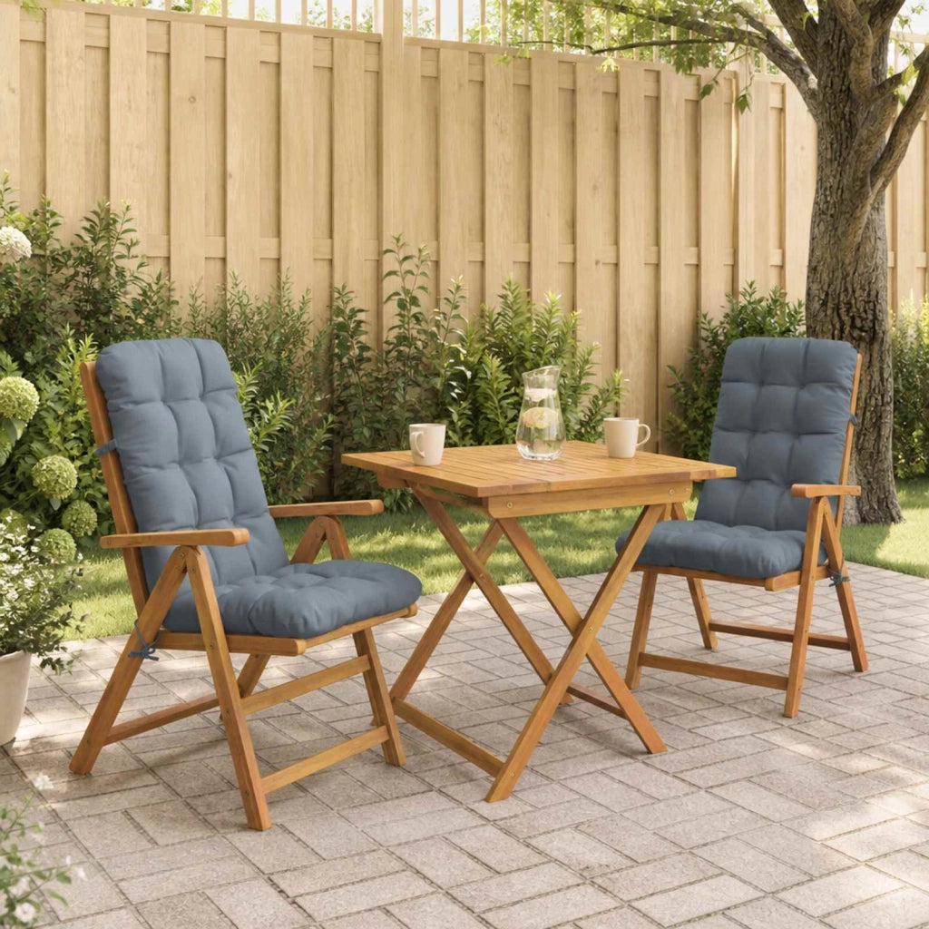 Cuscini per Sedia Alta in 2 Pezzi VIANEN 2 pz 100% Poliestere 953761