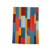 Tappeto Kilim Radical Intenso in Lana e Cotone Multicolor
