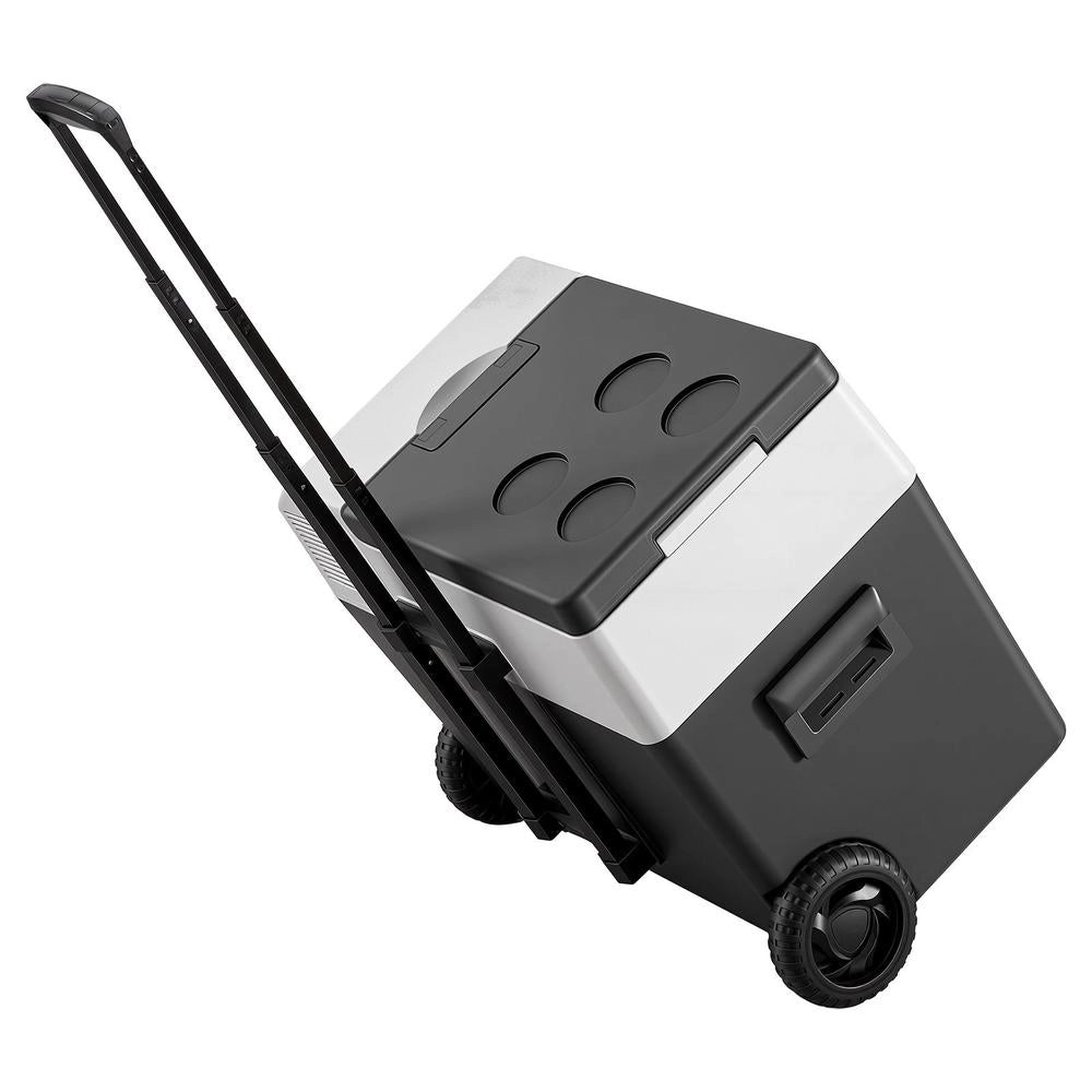 Frigorifero A Compressore Per Auto Portatile, Frigorifero Per Auto Con Ruote Maniglia Capienza 40 L Controllo APP, Temperatura Tra -22°C A 10°C, Congelatore Elettrico Per Camper SUV, Campeggio