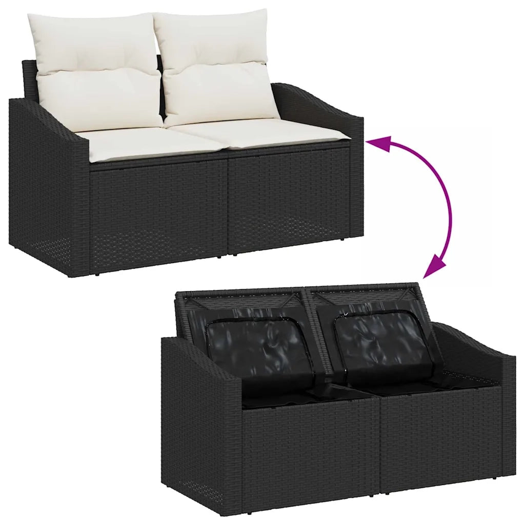 Set di divani con cuscino 5 pcs polyrattan 3360598