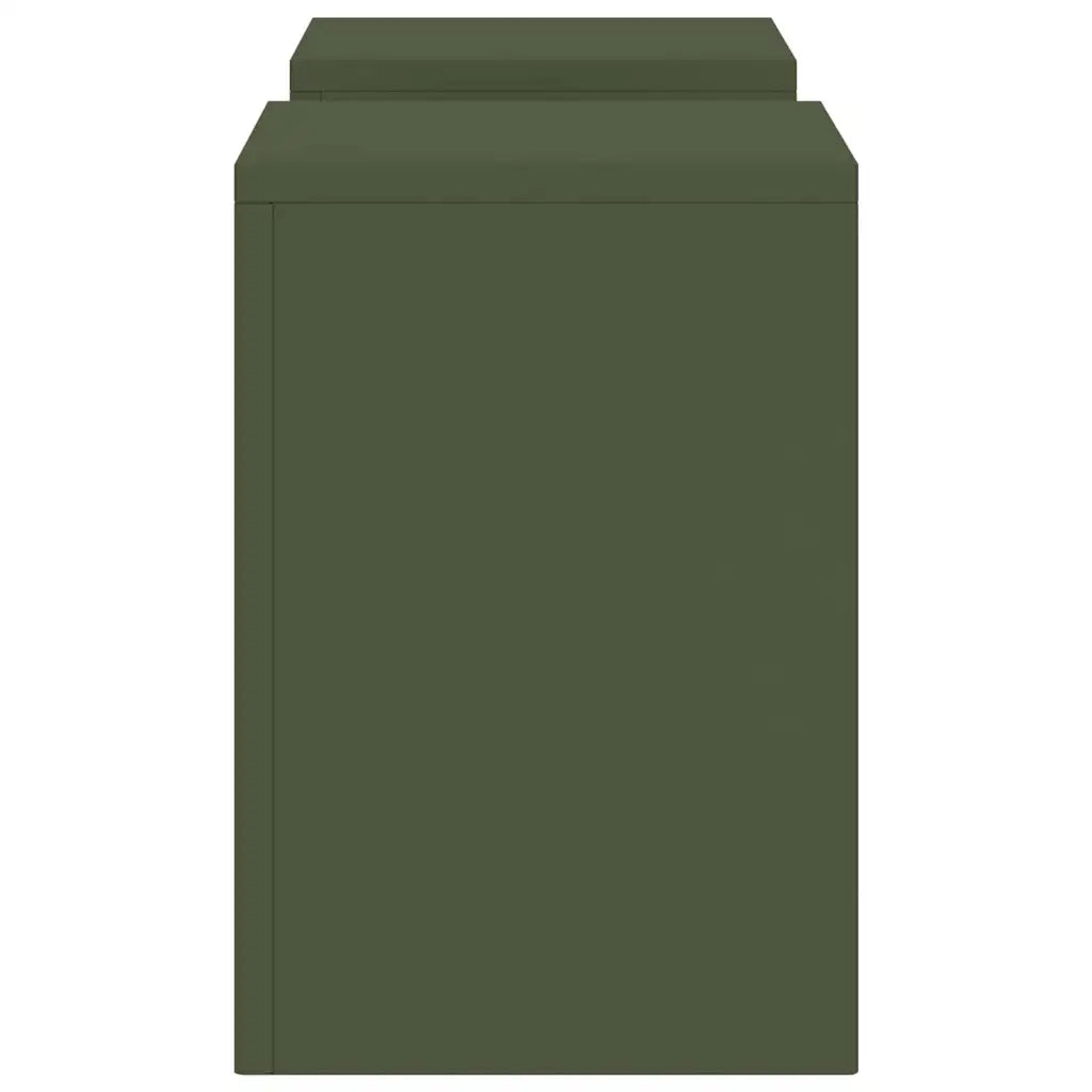 Supporto per piante 2 pz Verde Oliva 24 x 24 x 35 cm 865809