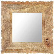 Specchio 50x50 cm in Legno Massello di Mango 321635