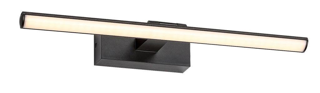 Applique LED quadri/specchio Gaten Rabalux nera 8W 3000K