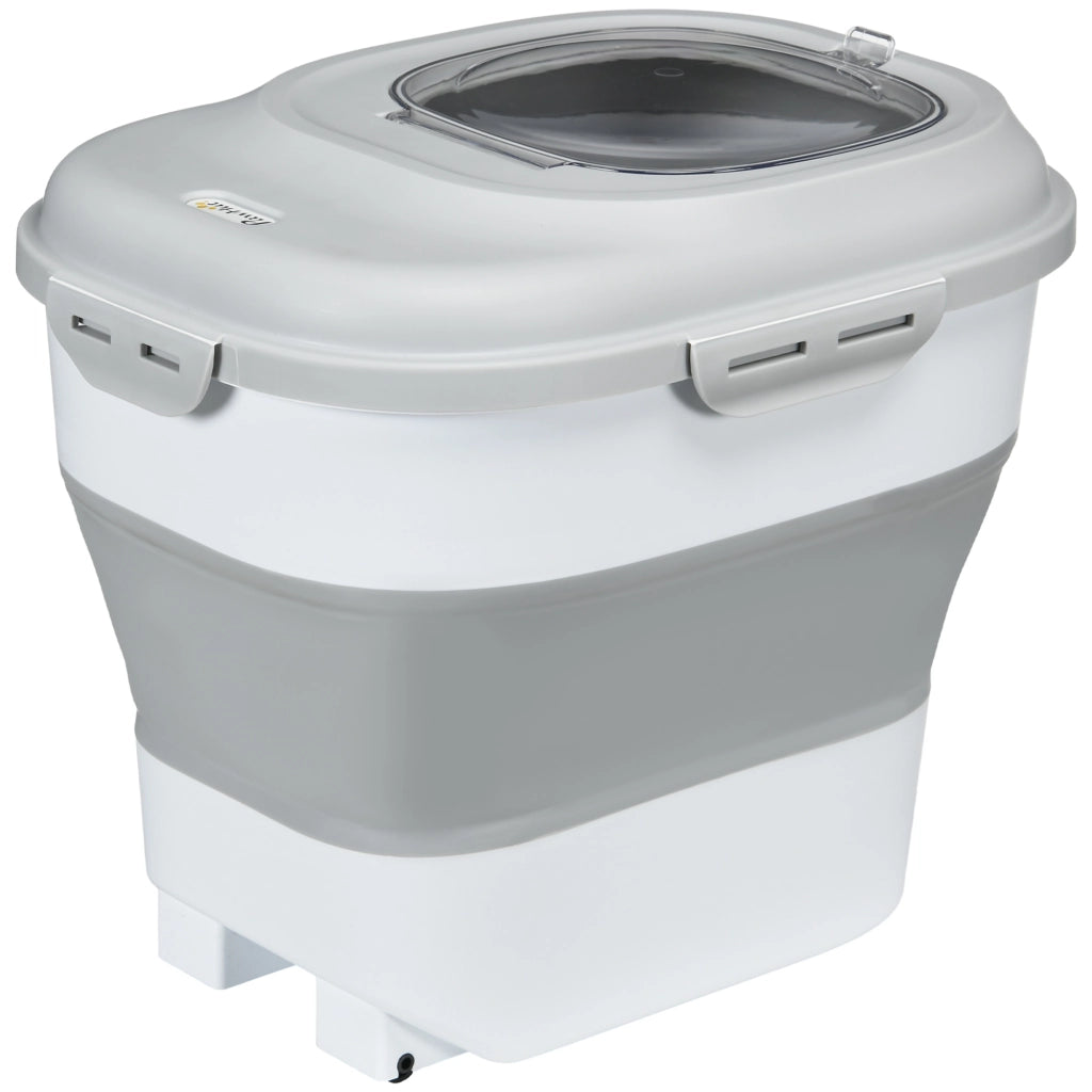 Contenitore per Cibo Secco Pieghevole ¨C Minimal ¨C Grigio 44x32x37cm
