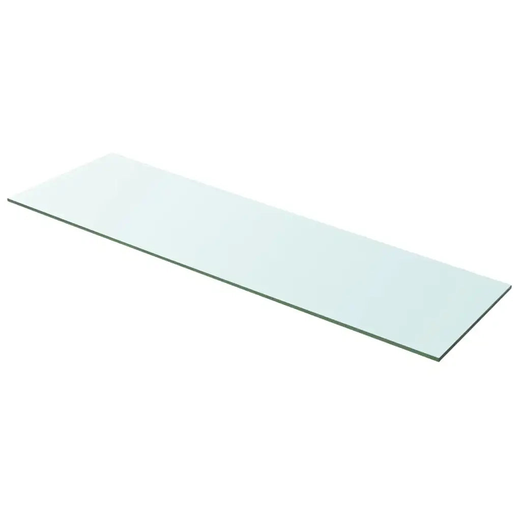 Mensola in Vetro Trasparente 100x30 cm 243846
