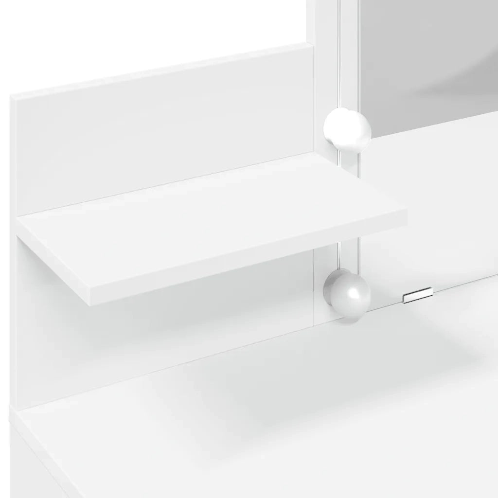Toeletta con LED Bianco 100x40x130 cm 848199
