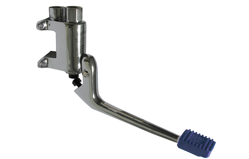 RUBINETTO A PEDALE ESTERNO 1 VIA PER PARETE  S/FLEX. S/RUB.- 1/2- IDRAL- pezzi 1