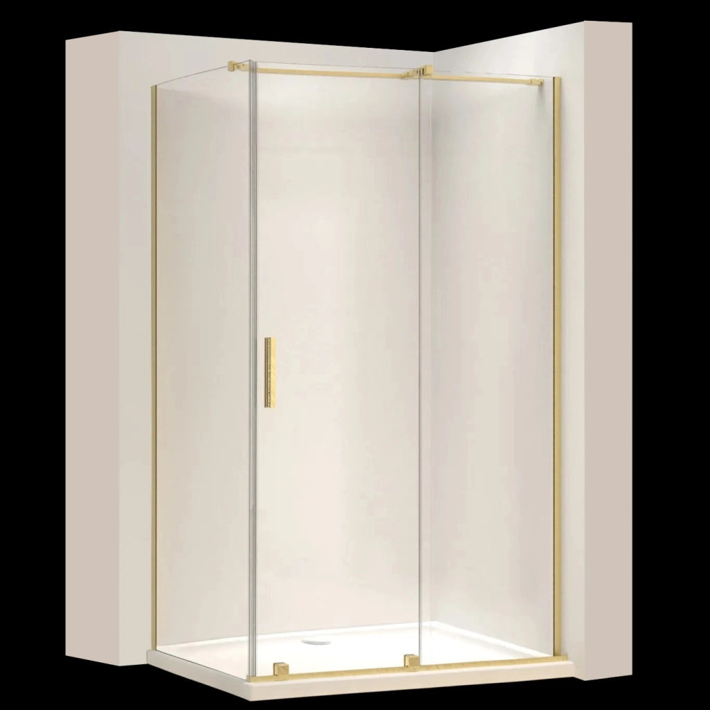 Cabina Doccia Rea Montana Gold Brush 130x100