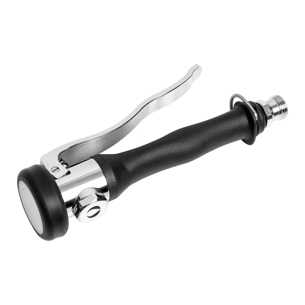 Doccetta per rubinetto cucina nera professionale in ottone cromato 14_0005070