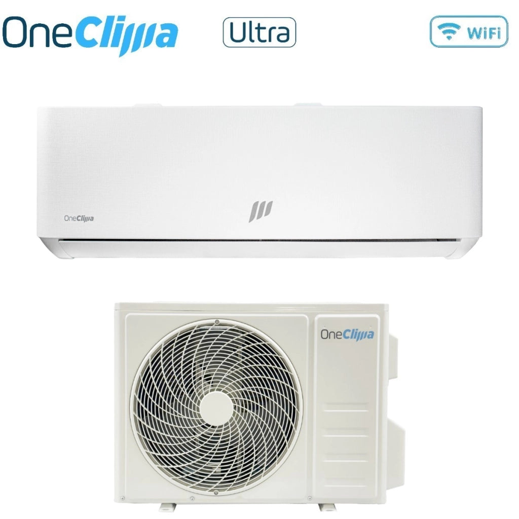 Condizionatore OneClima Ultra 9000 Btu Inverter ONE ULTRA09/Y25 R-32 Wi-Fi Integrato Pannello Telato