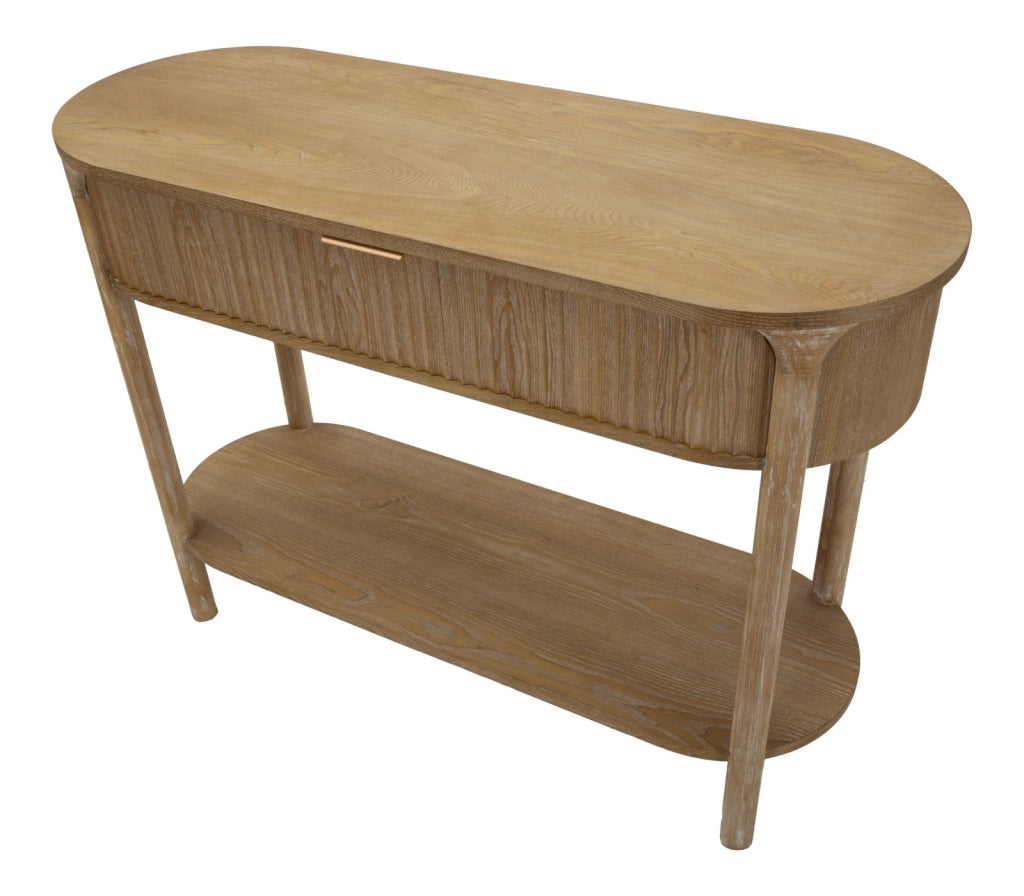 Console Goteborg 110x40x80 cm in Abete e MDF e Ferro