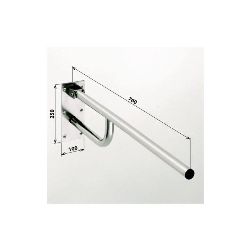 Maniglione HELP in acciaio inox 76x25x10cm