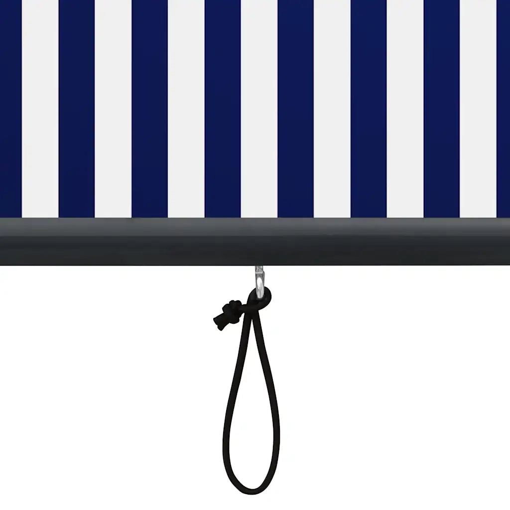 Tenda a rullo | Tenda avvolgibile per Esterni 100x250 cm Blu e Bianca