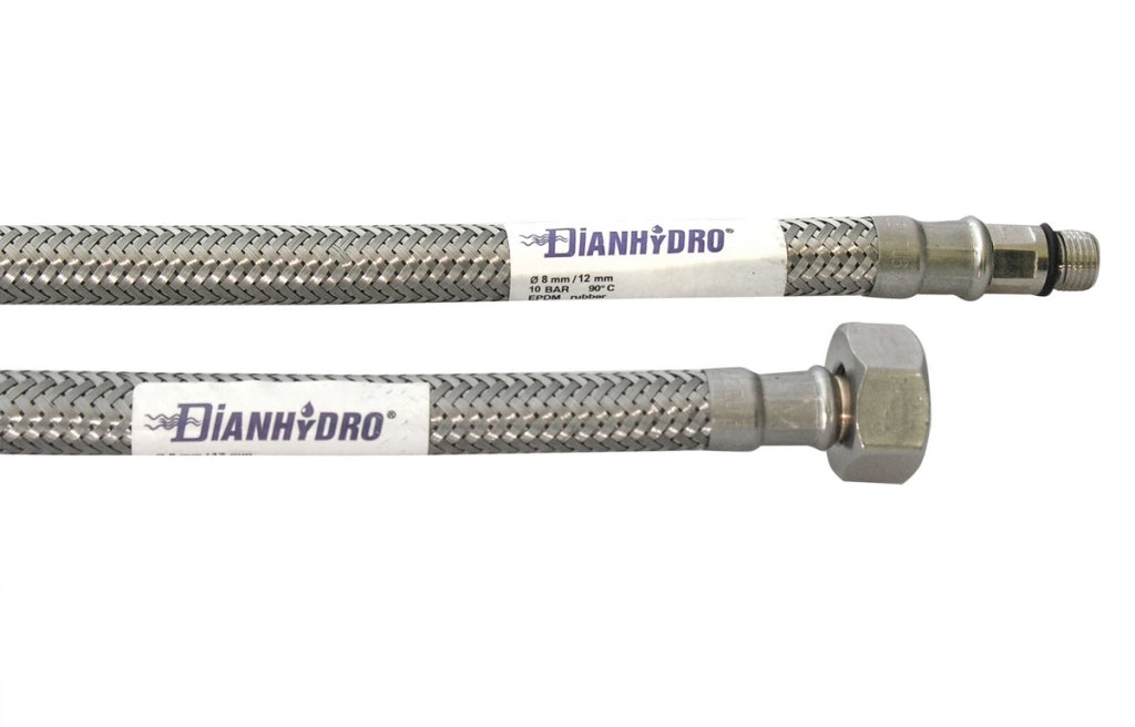 FLESSIBILE PER RUBINETTERIE MONOCOMANDO- 3/8 cm. 70 Diam. 10- DH- pezzi 1