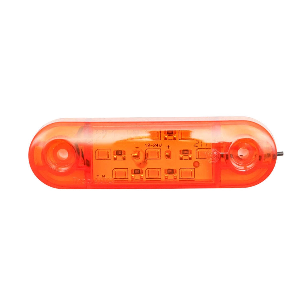 Lampada laterale LED gialla, 12V-24V, FR0174, Breckner Germany