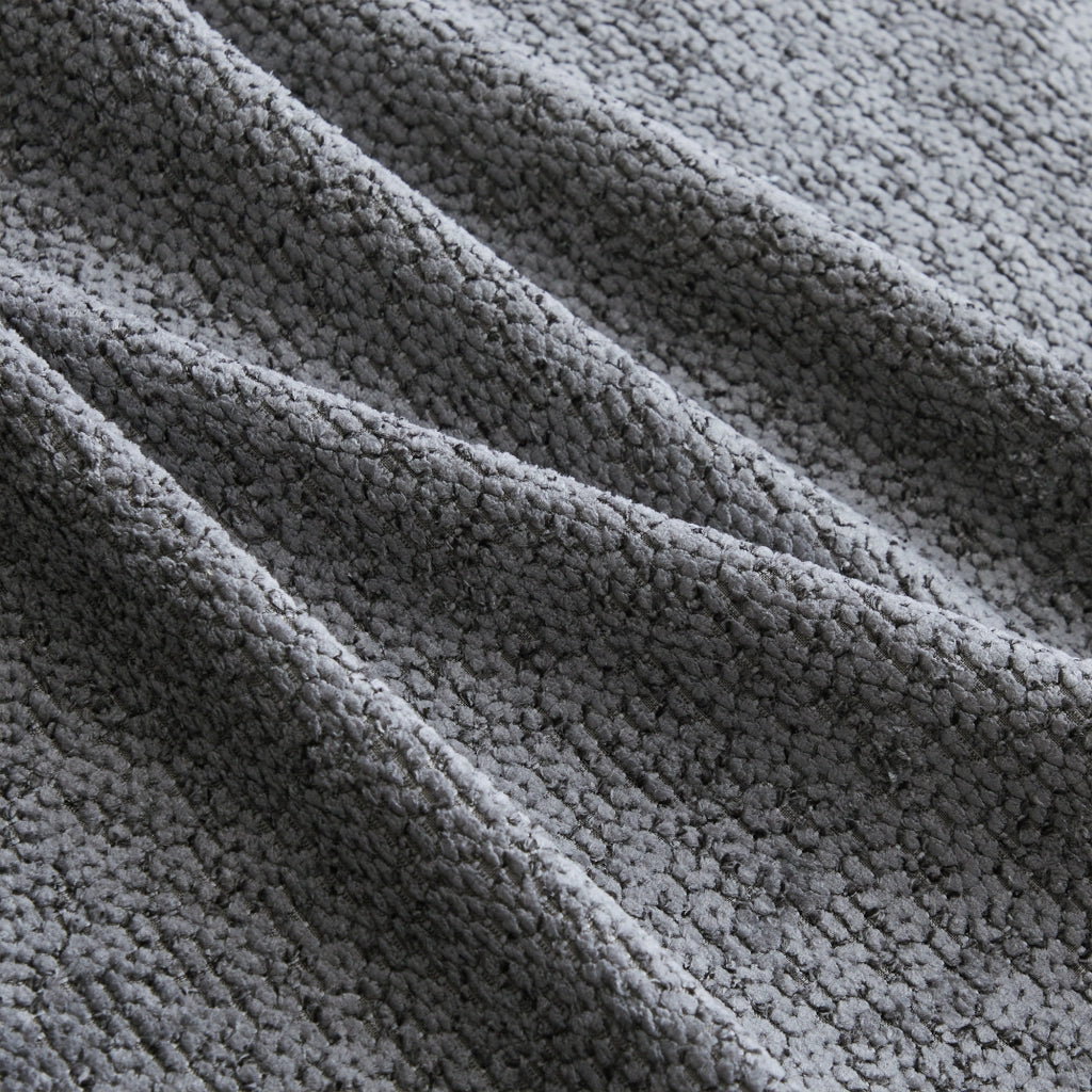 Divano 3 posti modulare imbottito ¨C MINIMAL ¨C Tessuto grigio morbido